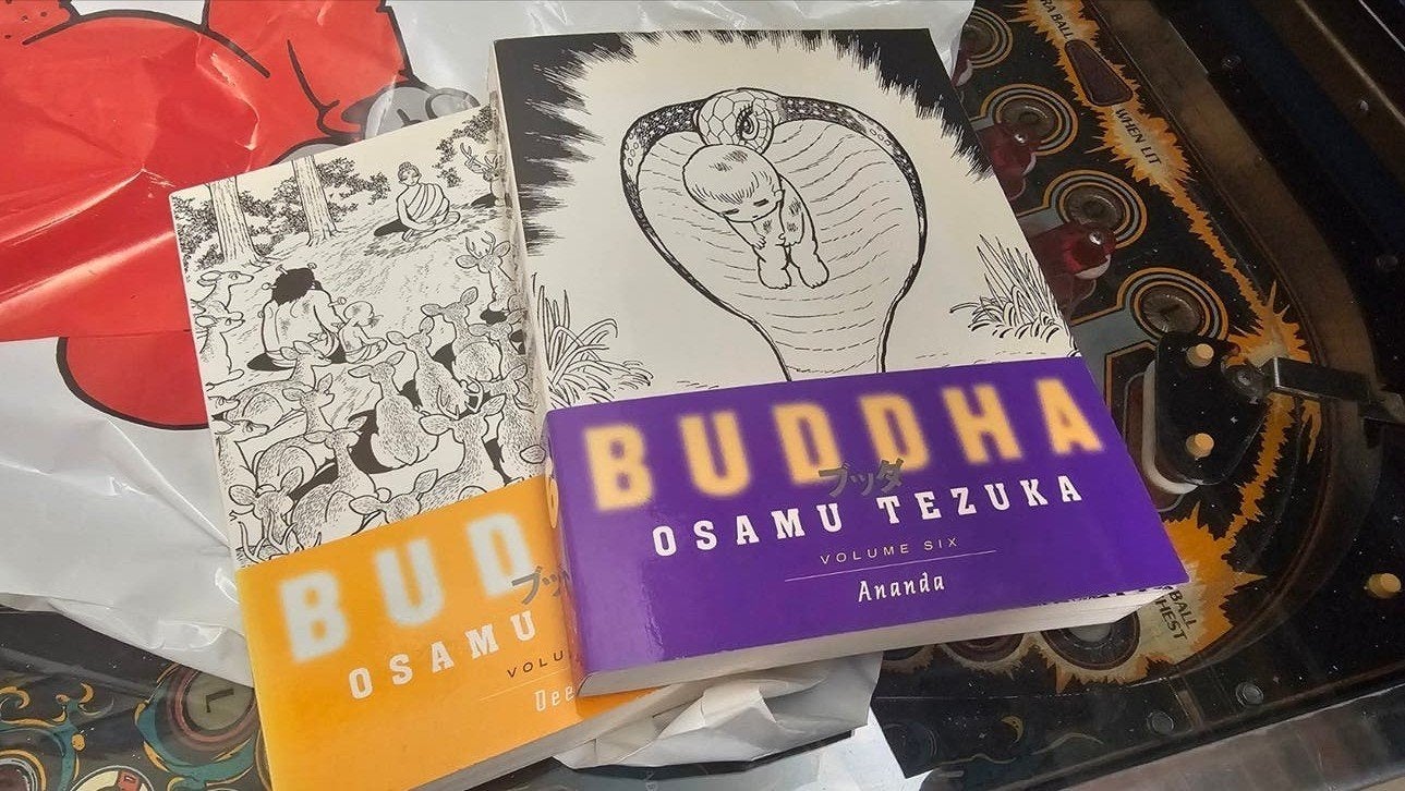 Buddha Manga Vol. 5 & 6 - Osamu Tezuka (Engelse editie), Ophalen of Verzenden, Zo goed als nieuw, Osamu Tezuka, Wereld overig
