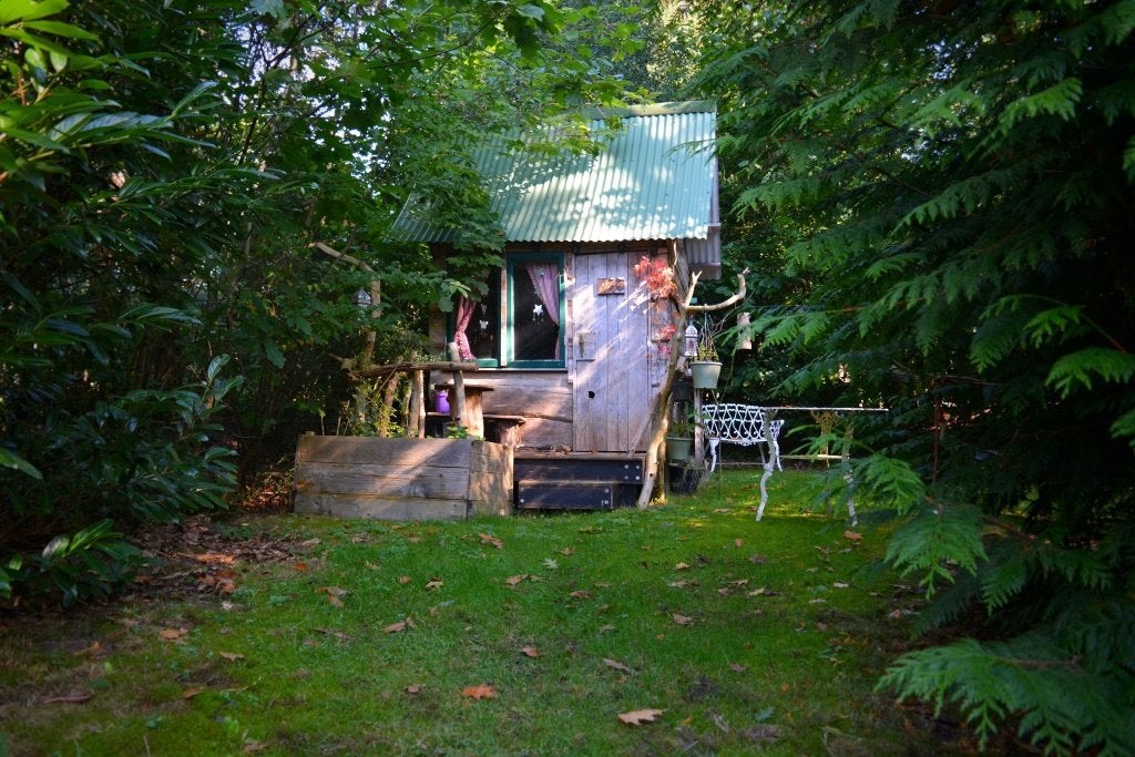 Tuinhuisje / boomhut / speelhuisje / sprookjeshuisje, Ophalen, Gebruikt, Hout