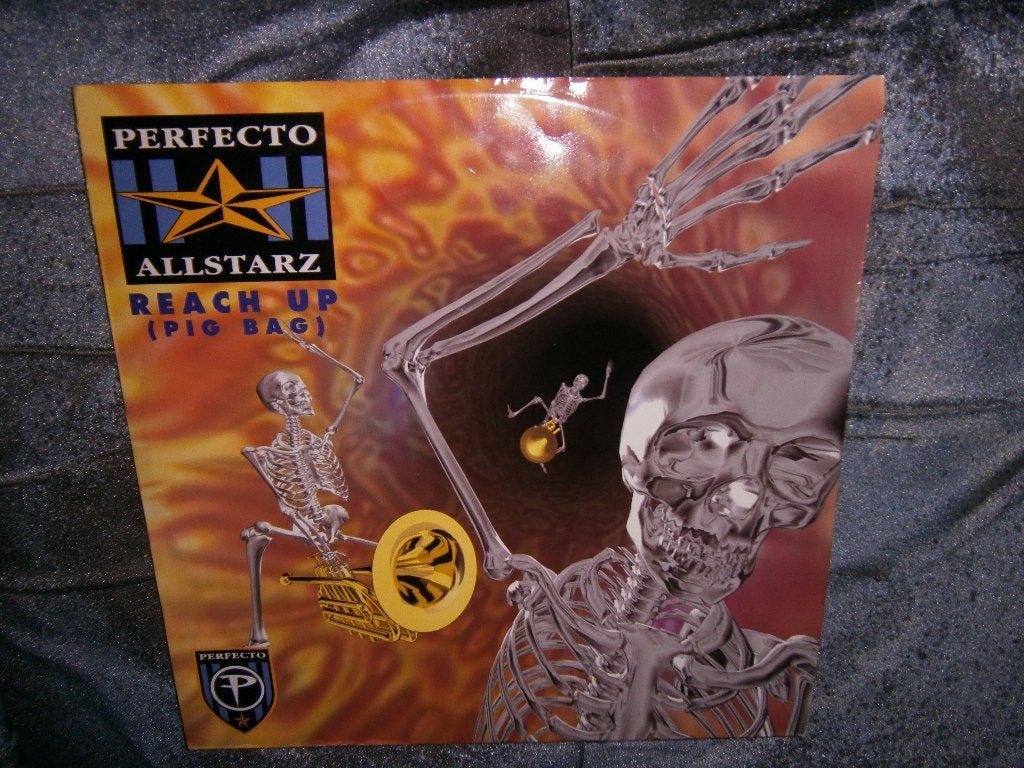 Perfecto Allstarz – Reach Up (Pig Bag).1995. Acid Goa Trance, Ophalen, Gebruikt, Trance, Import