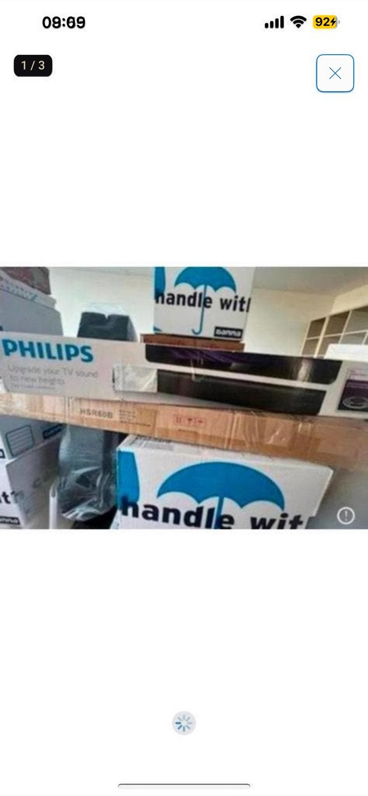 Philips soundbar speaker - htl2100b/12 hoofdunit (b x h x d), Ophalen of Verzenden, Zo goed als nieuw