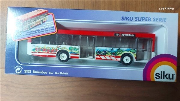 Siku 3121 Lijnbus - Erdgas, Ophalen of Verzenden, Zo goed als nieuw, Bus of Vrachtwagen, SIKU