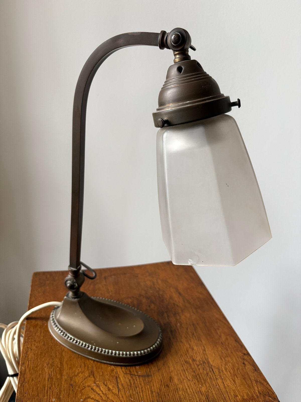 Art deco bureau lamp, Ophalen of Verzenden