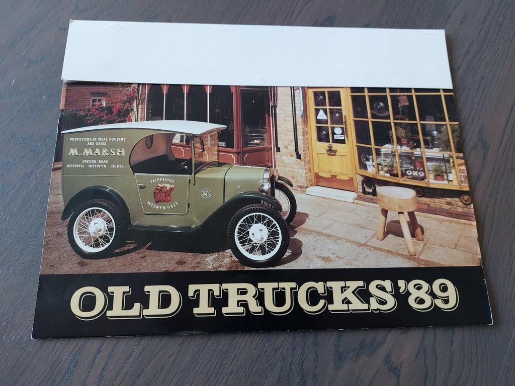 Old Trucks kalender 1989  elke maand een mooie old truck, Ophalen, Maandkalender, Zo goed als nieuw