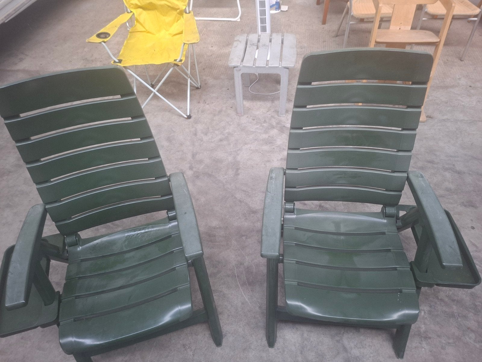 2 Hartman stoelen, Ophalen, Gebruikt, Kunststof