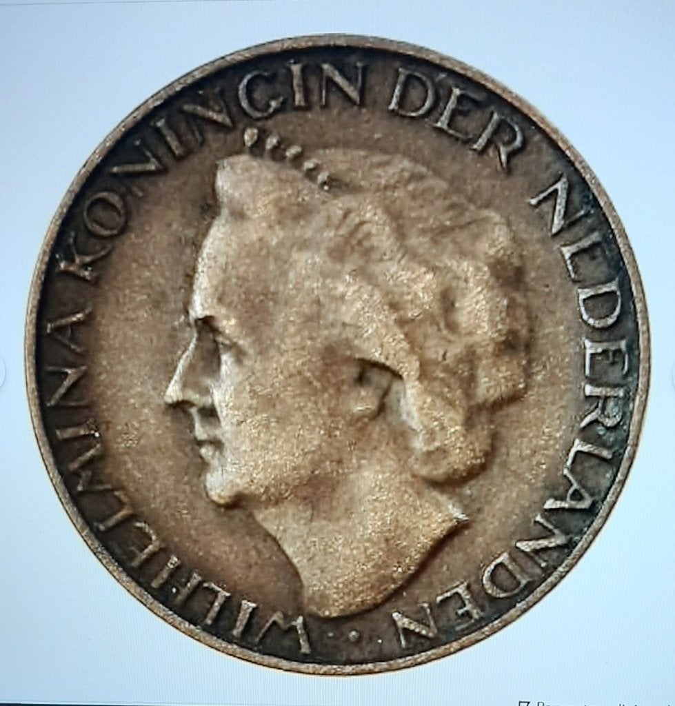 9 x Koningin Wilhelmina cent met visje € 5,00, Postzegels en Munten, Munten | Nederland, Ophalen of Verzenden, Koningin Wilhelmina