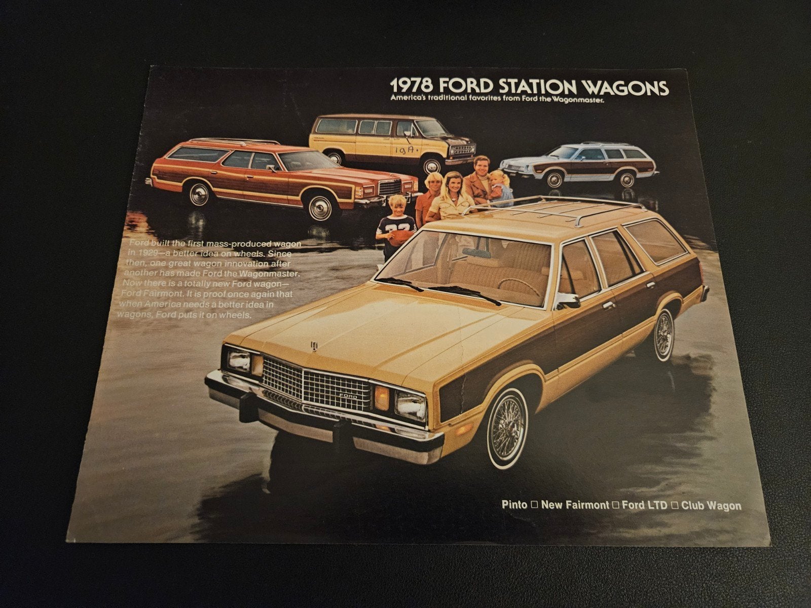 Brochure Ford Station Wagons 1978 USA, Boeken, Auto's | Folders en Tijdschriften, Zo goed als nieuw, Ford, Ophalen of Verzenden