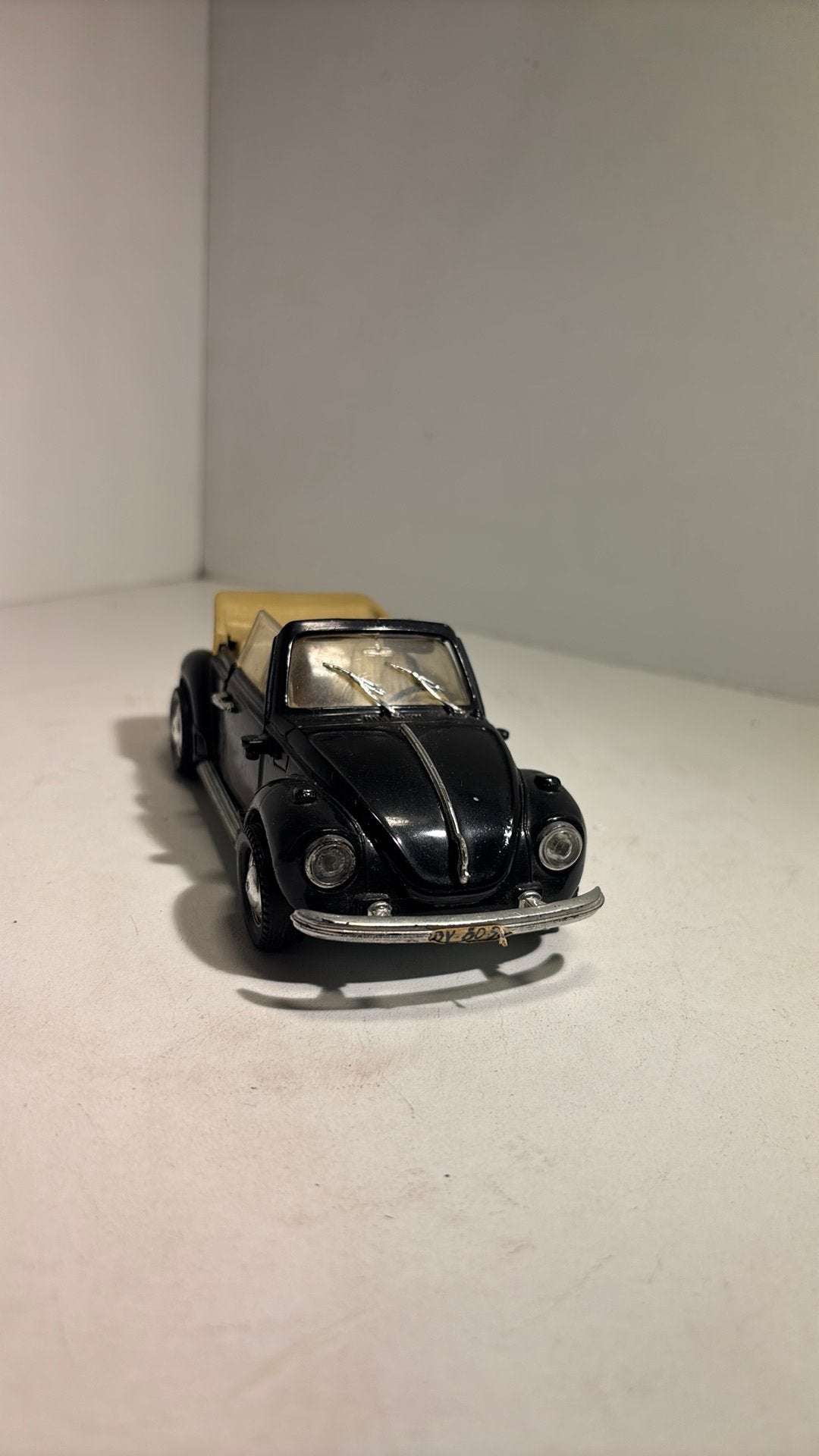 Volkswagen kever black cabriolet polistil 1.24, Hobby en Vrije tijd, Overige merken, Ophalen of Verzenden, A, A