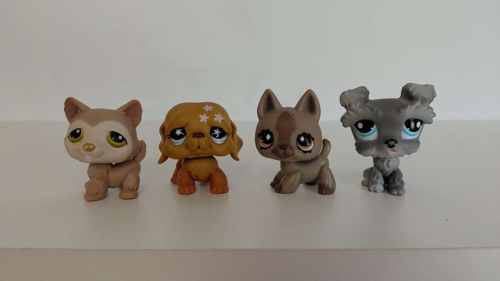 4 Littlest pet shop poppetjes hondjes, Verzamelen, Poppetjes en Figuurtjes, Ophalen of Verzenden, Zo goed als nieuw