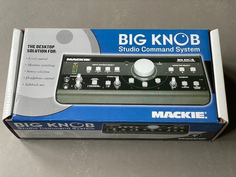 Mackie Big Knob monitor controller, Ophalen of Verzenden, Zo goed als nieuw, Audio