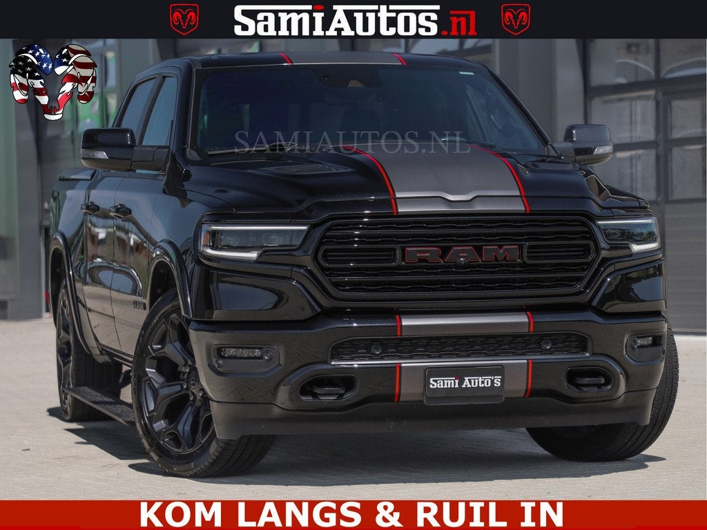 Dodge Ram LIMITED | TRAINHORN | | HUD | UITLAATKLEP | LUCHTV, Auto's, Automaat, Gebruikt, 5654 cc, Met garantie (alle)