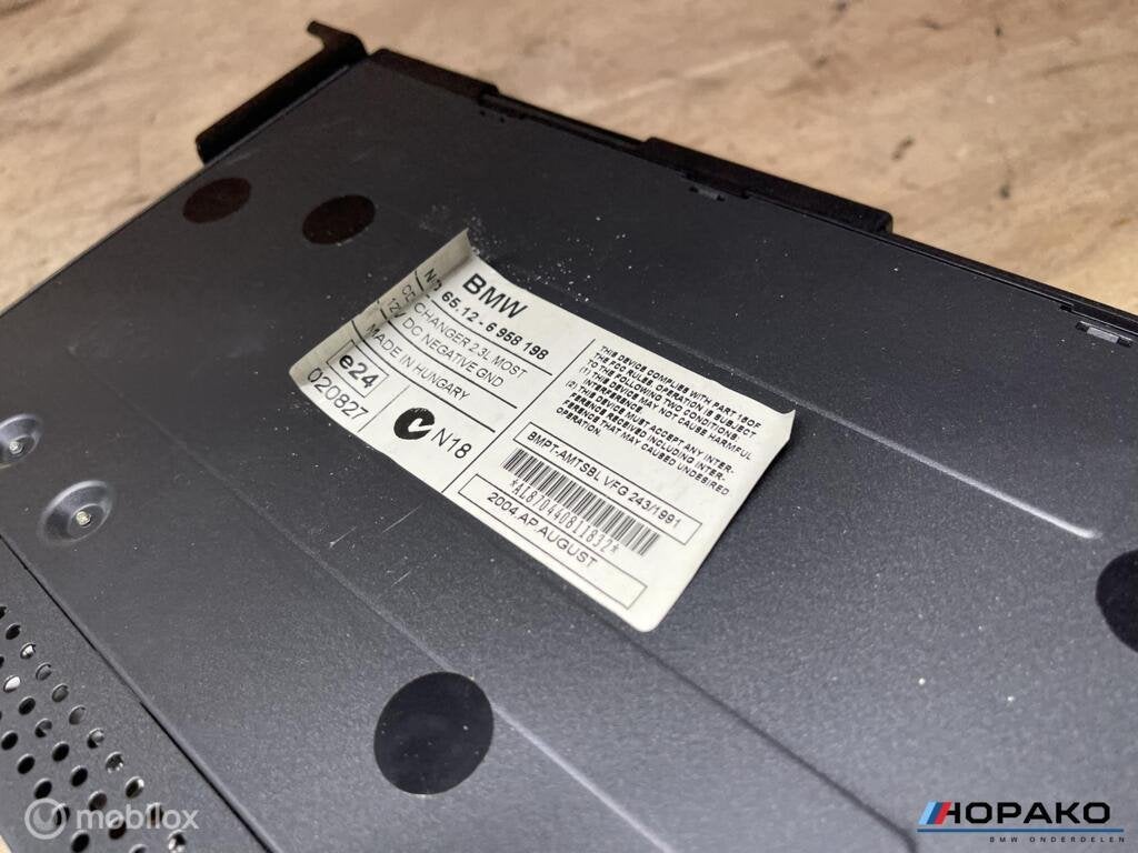 CD wisselaar BMW 1/3 serie e9x e8x | 65126958198, Auto-onderdelen, Gebruikt, Einsteinlaan 5 rijswijk, Bmw, Ophalen of Verzenden