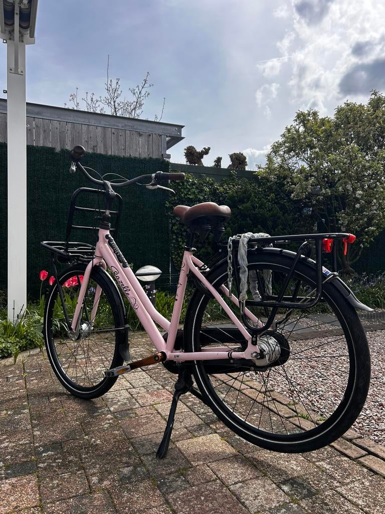Gazelle miss Grace in het roze maat 48, 47 tot 50 cm, Ophalen, Gebruikt, Versnellingen