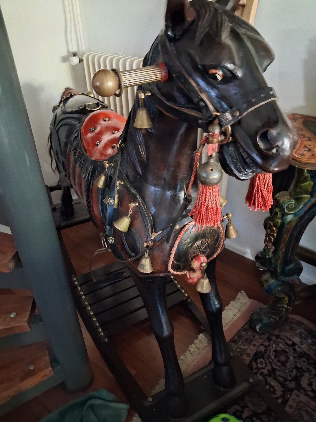 Oude   kermis paard, Antiek en Kunst, Ophalen of Verzenden