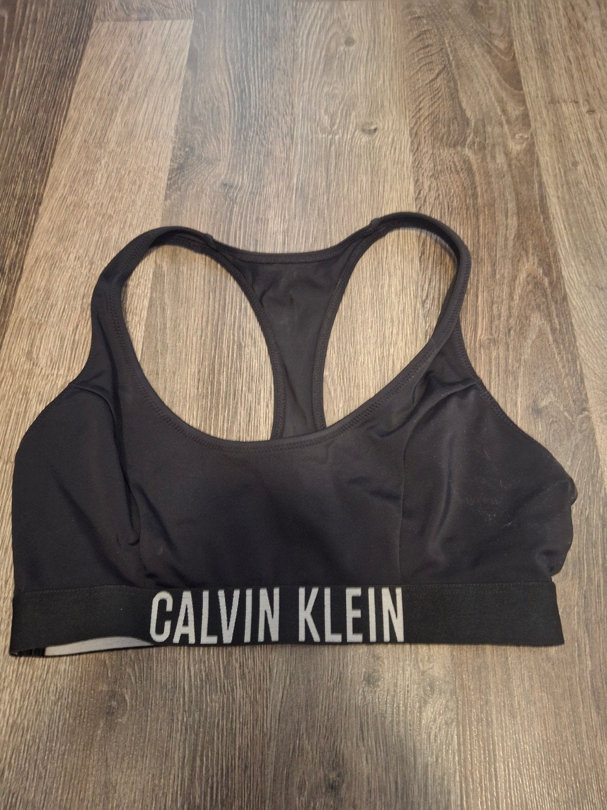 Calvin Klein Sportbeha Zwart - Maat s, Zwart, Ophalen of Verzenden, Zo goed als nieuw, Bikini