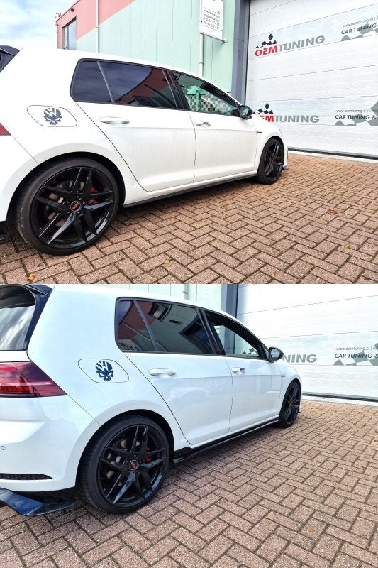 Sideskirts Golf 7/7.5 TCR‑Look 2012‑2020 Zwart, Ophalen of Verzenden