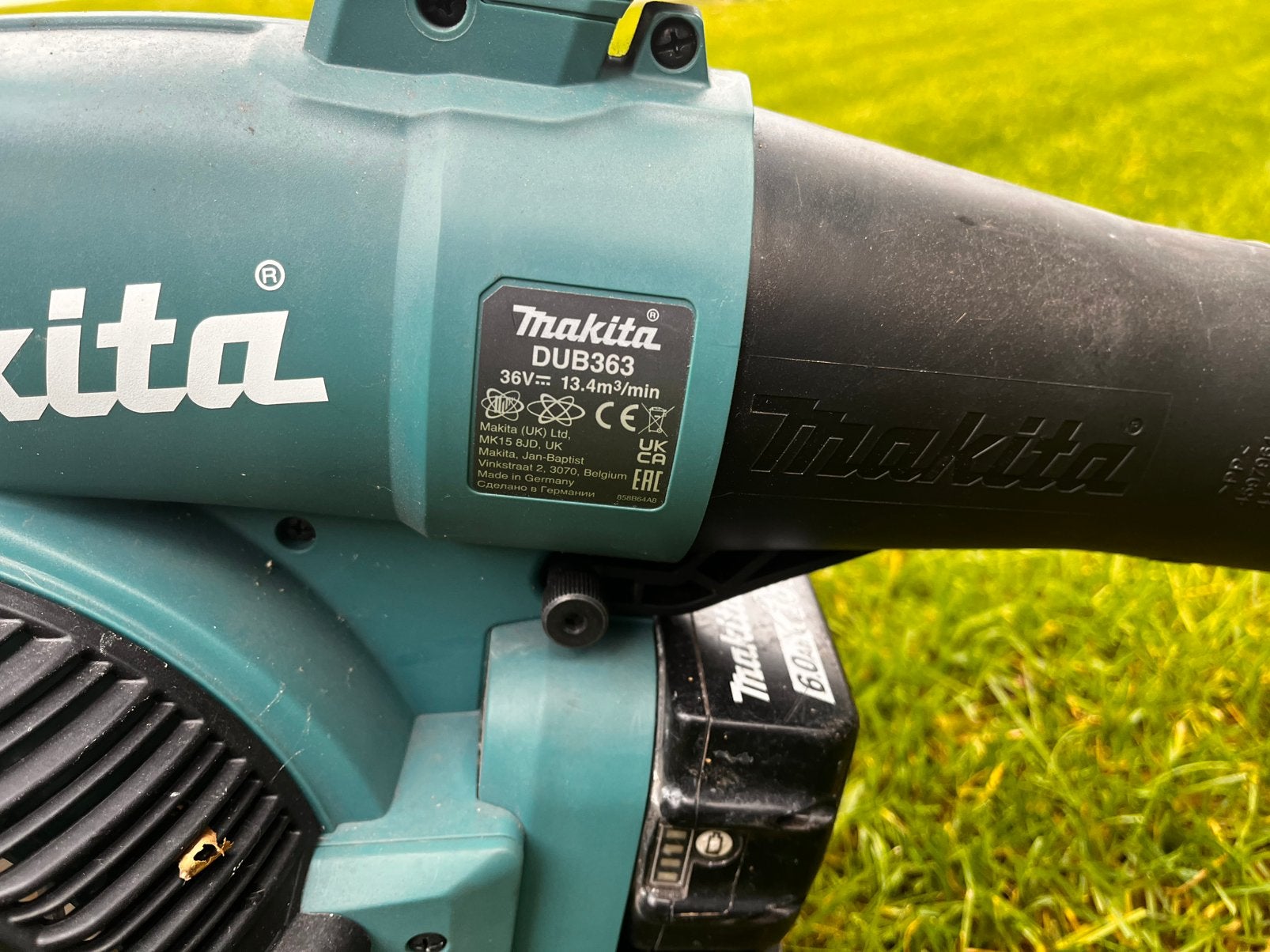 Makita bladblazer compleet, Tuin en Terras, Ophalen, Met versnipperfunctie, Zo goed als nieuw, Accu