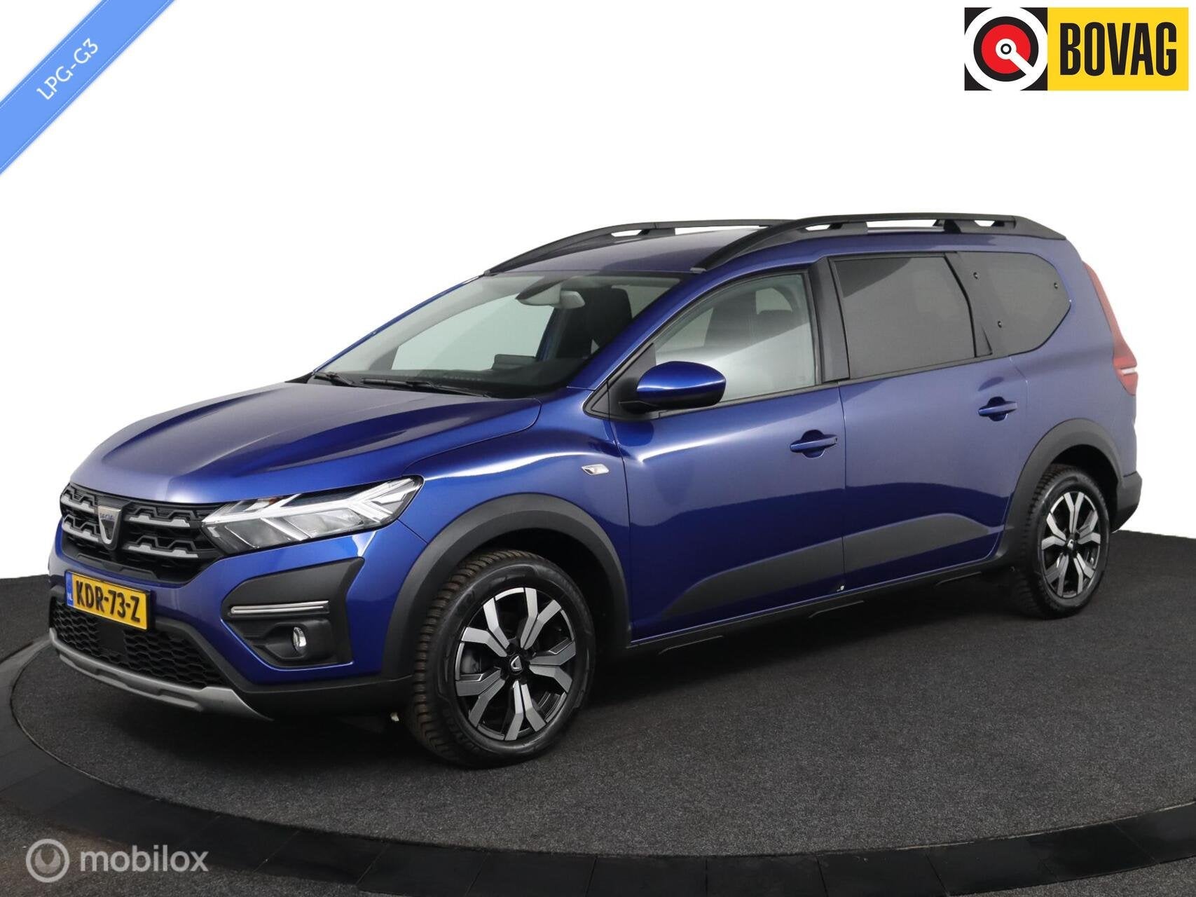 Dacia Jogger 1.0 TCe Bi-Fuel Comfort 7p., 1227 kg, 101 pk, Euro 6, Blauw
