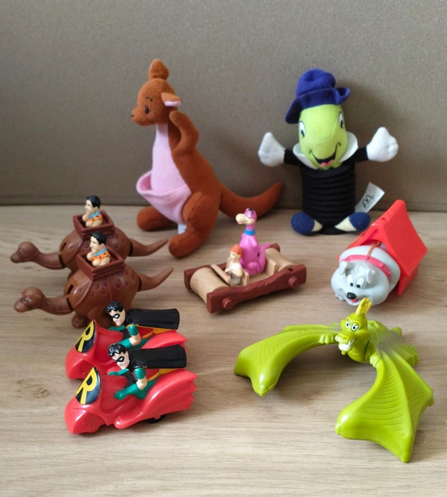 McDonalds HAPPY MEAL TOYS oa DISNEY*FLINTSTONE, Verzenden, Zo goed als nieuw