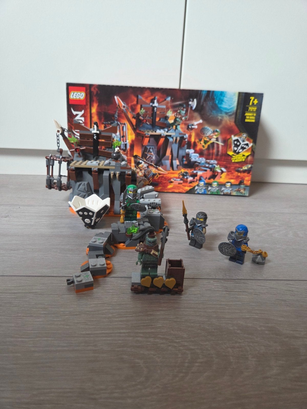 Lego Ninjago 71717 - Reis naar de Skull Dungeons - Compleet!, Inclusief instructies, Lego, Ophalen of Verzenden, Zo goed als nieuw