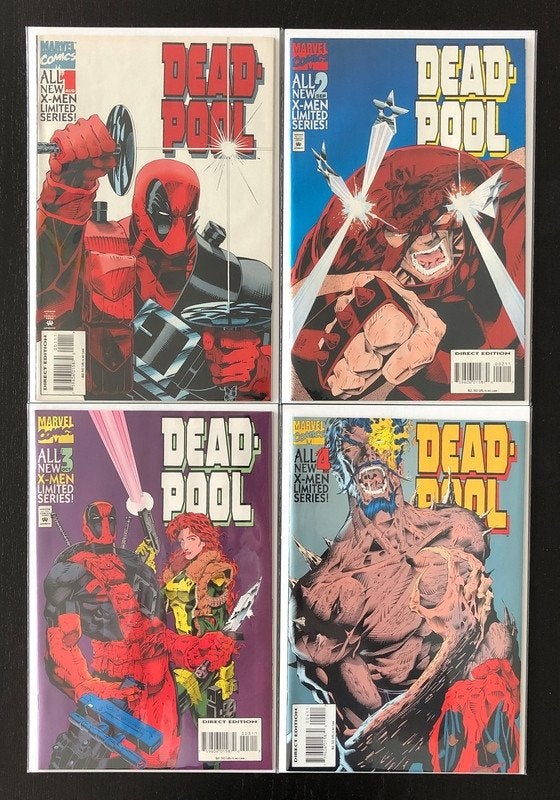 Deadpool: Sins of the Past Vol.1 #1 t/m 4 Set (1994), Amerika, Marvel Comics, Complete serie of reeks, Ophalen of Verzenden