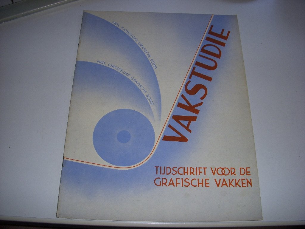 Tijdschrift voor Grafische vakken ' Vakstudie ' Fotomontage, Gelezen, Ophalen of Verzenden, Overige onderwerpen, Katholieke Grafische Bond