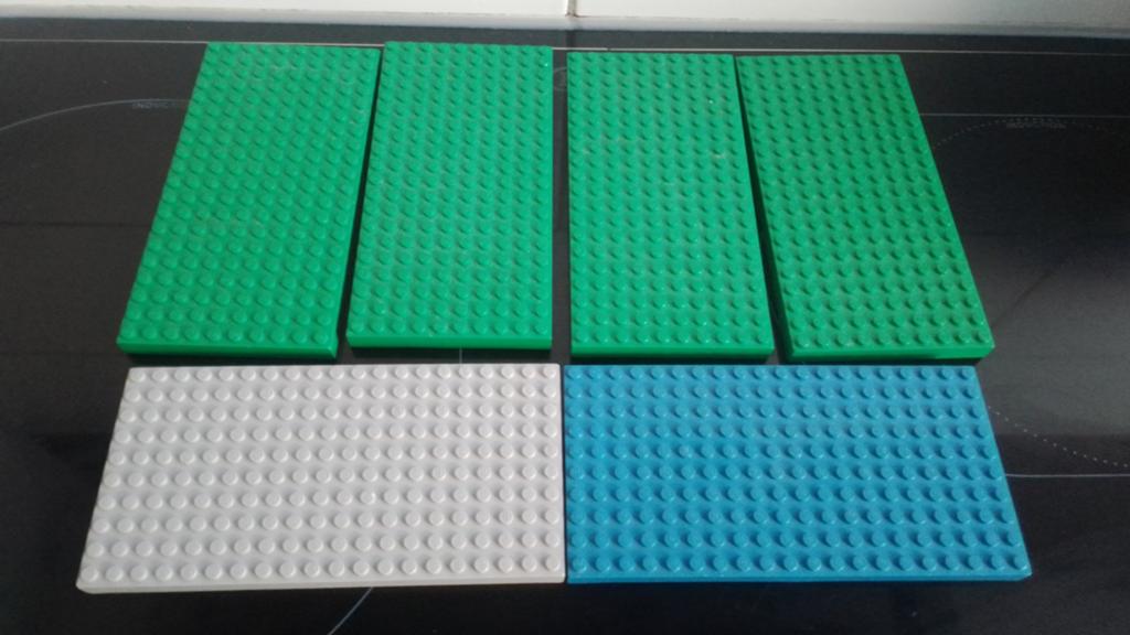 LEGO CLASSIC BOUWPLAATJES baseplate grondplaat(6 stuks), Ophalen of Verzenden, Gebruikt, Overige typen