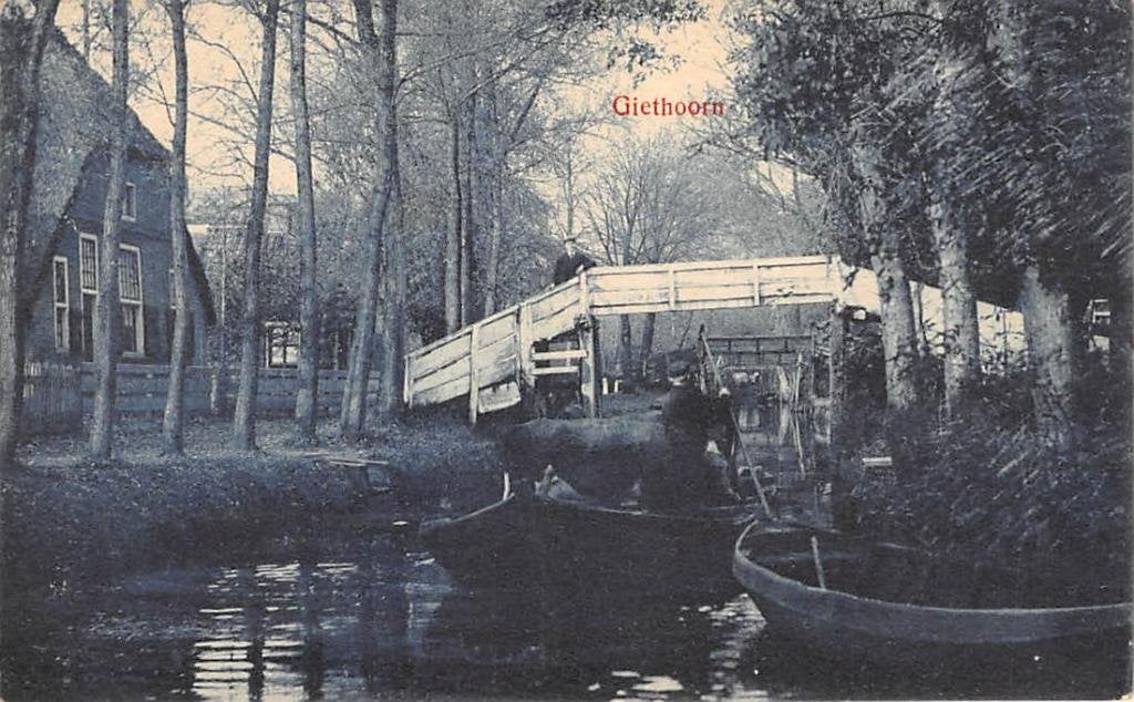 Giethoorn, Verzenden, Voor 1920, Ongelopen, Overijssel