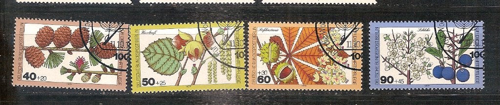 Berlin 607-610, Ophalen of Verzenden, BRD, Gestempeld