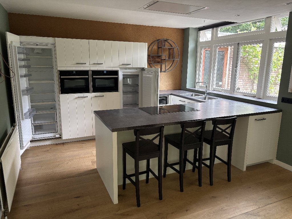 Complete keuken af te halen, Ophalen, Gebruikt, U-keuken, Wit