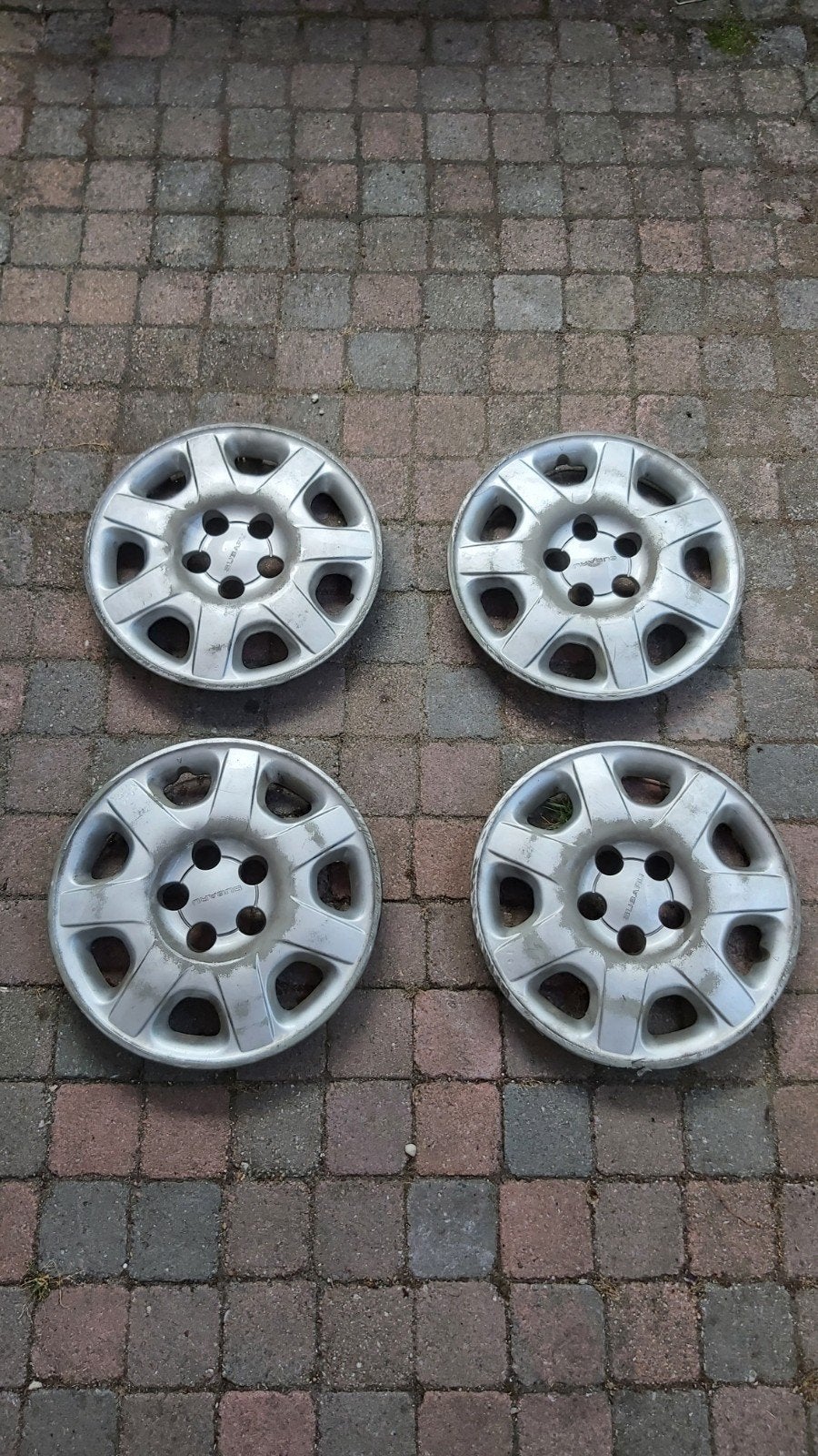 Subaru Impreza 1993-2007 (GF/GF/GD/GG) wieldoppen 14 inch, Ophalen of Verzenden, Gebruikt