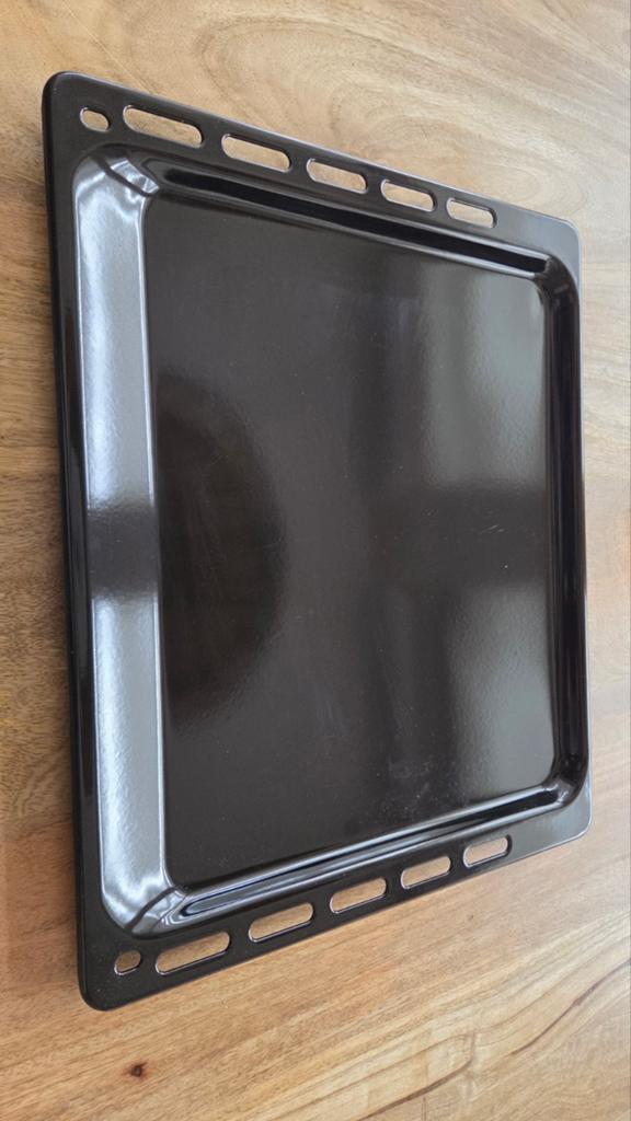 Nieuwe universele ovenplaat, bakplaat, emaille, zwart, Minder dan 45 cm, Minder dan 45 cm, Hete lucht, Zanussi