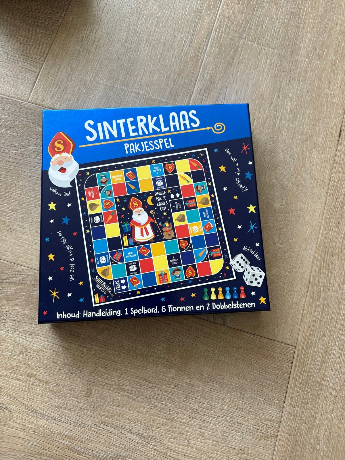 Sinterklaas Pakjesspel - Leuk bordspel voor de feestdagen, Drie of vier spelers, Ophalen of Verzenden, Nieuw