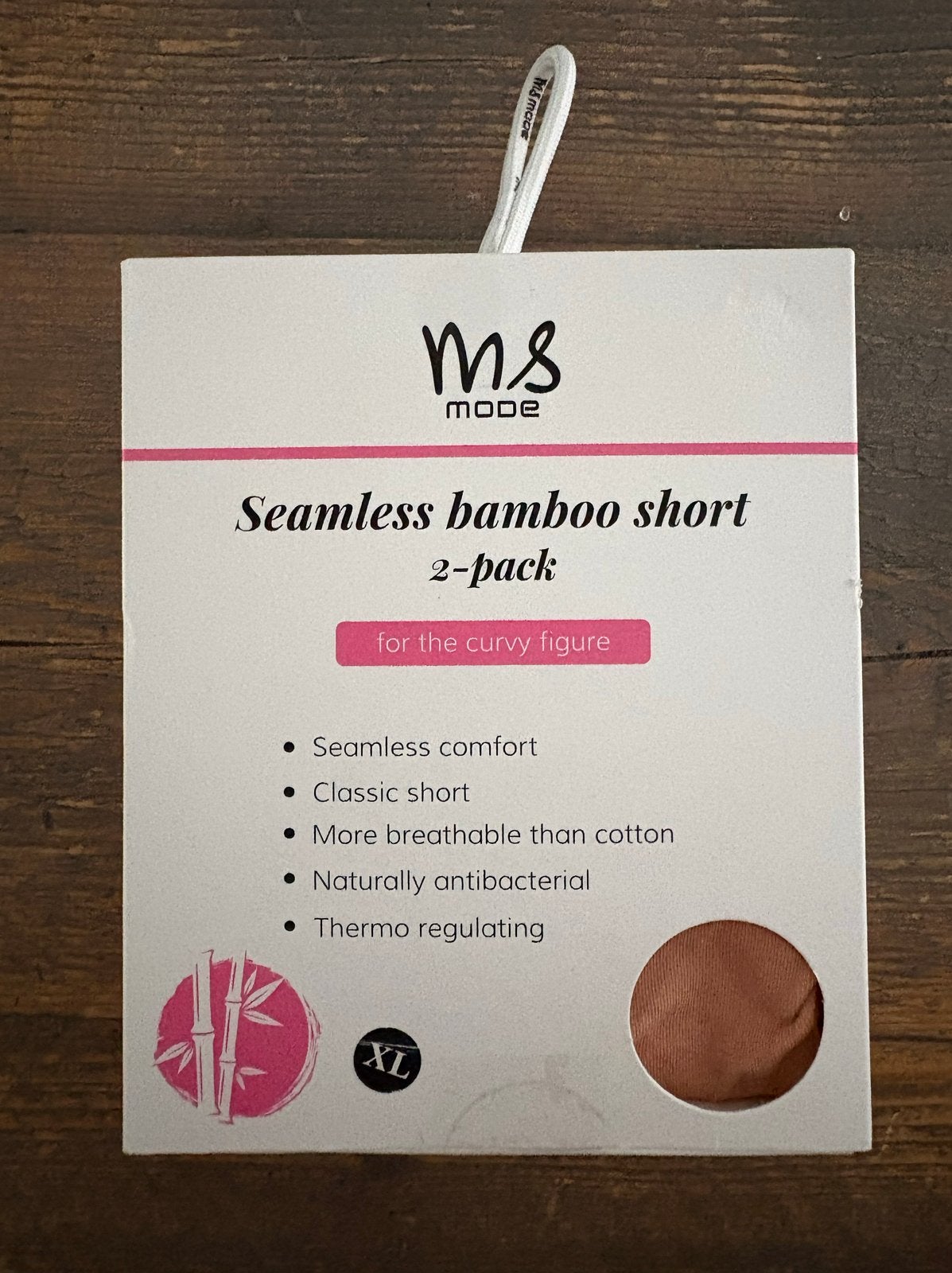 MS Mode Naadloze Bamboe Shorts 2-pack, Kleding | Dames, Ophalen of Verzenden, Beige, Broekje of Short