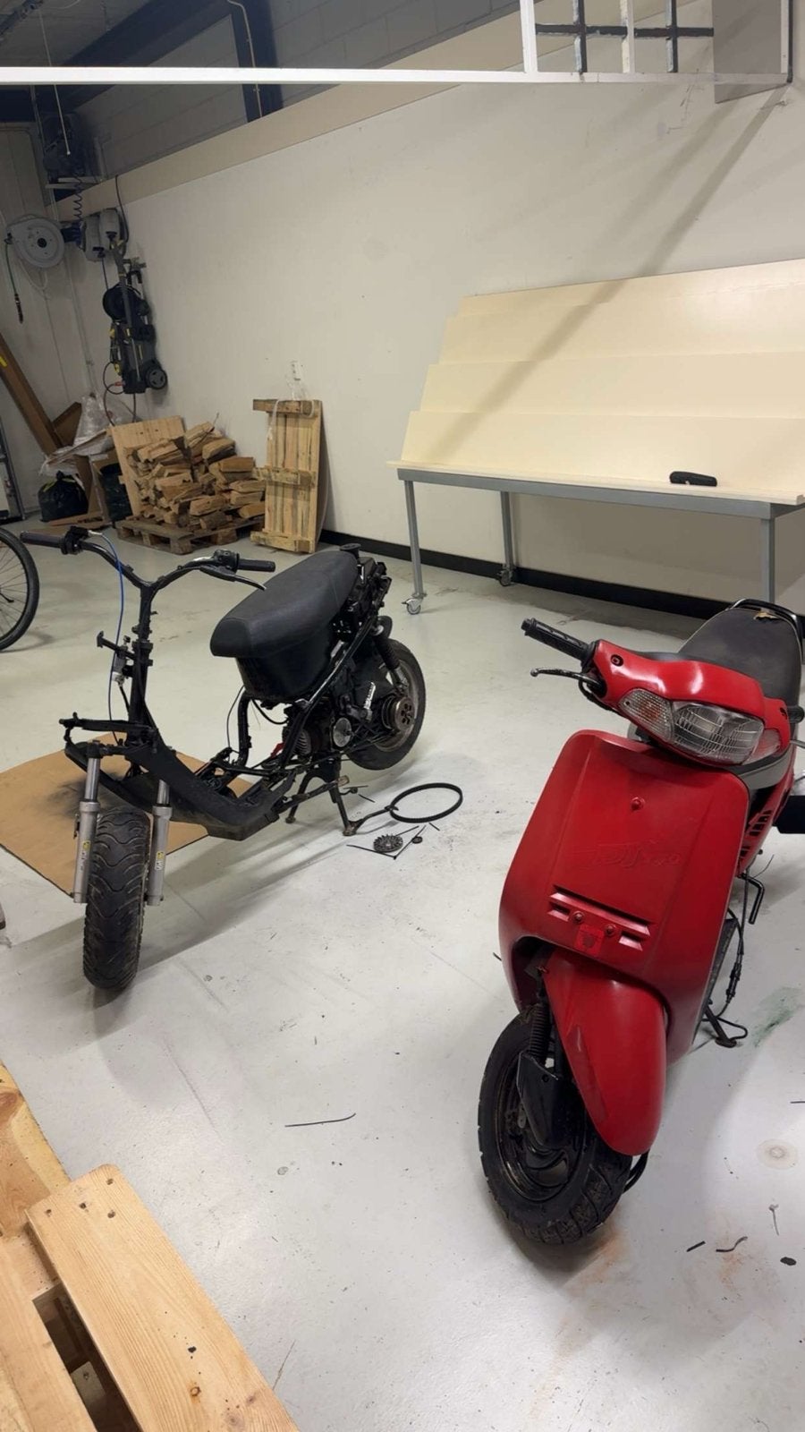 50cc 2 takt scooter, Ophalen, Gebruikt, Frame, Overige merken