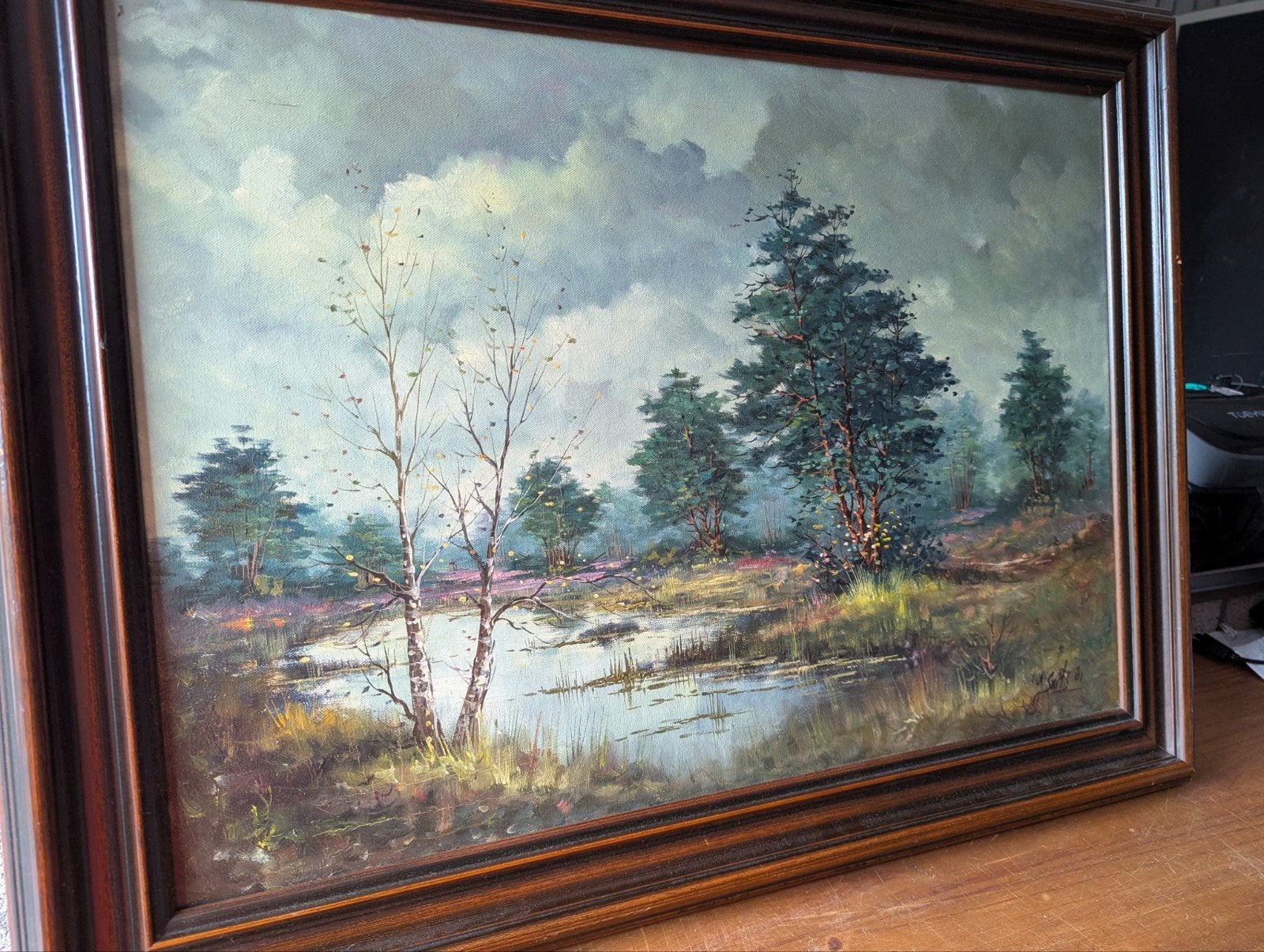 Schilderij Kamerven in Gerwen Nuenen, Ophalen