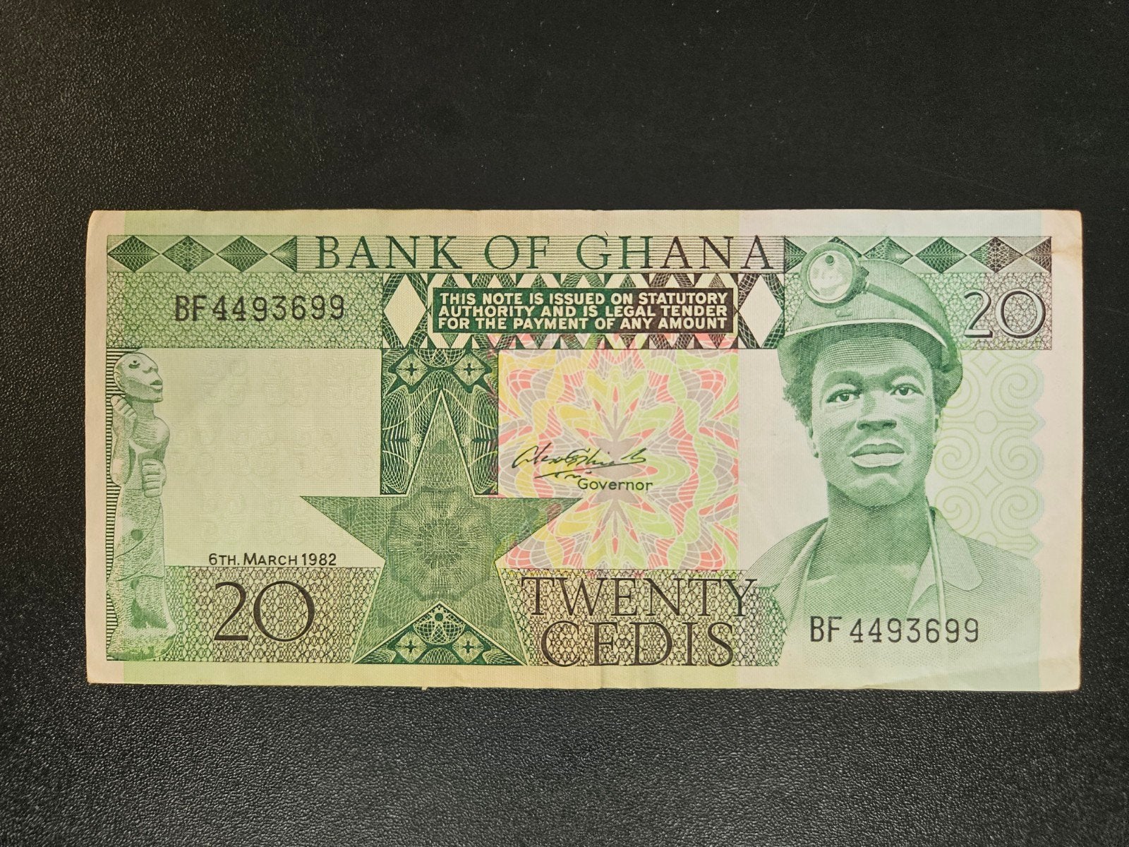 Ghana pick 21c 1982        2, Postzegels en Munten, Bankbiljetten | Afrika, Ophalen of Verzenden, Overige landen, Los biljet