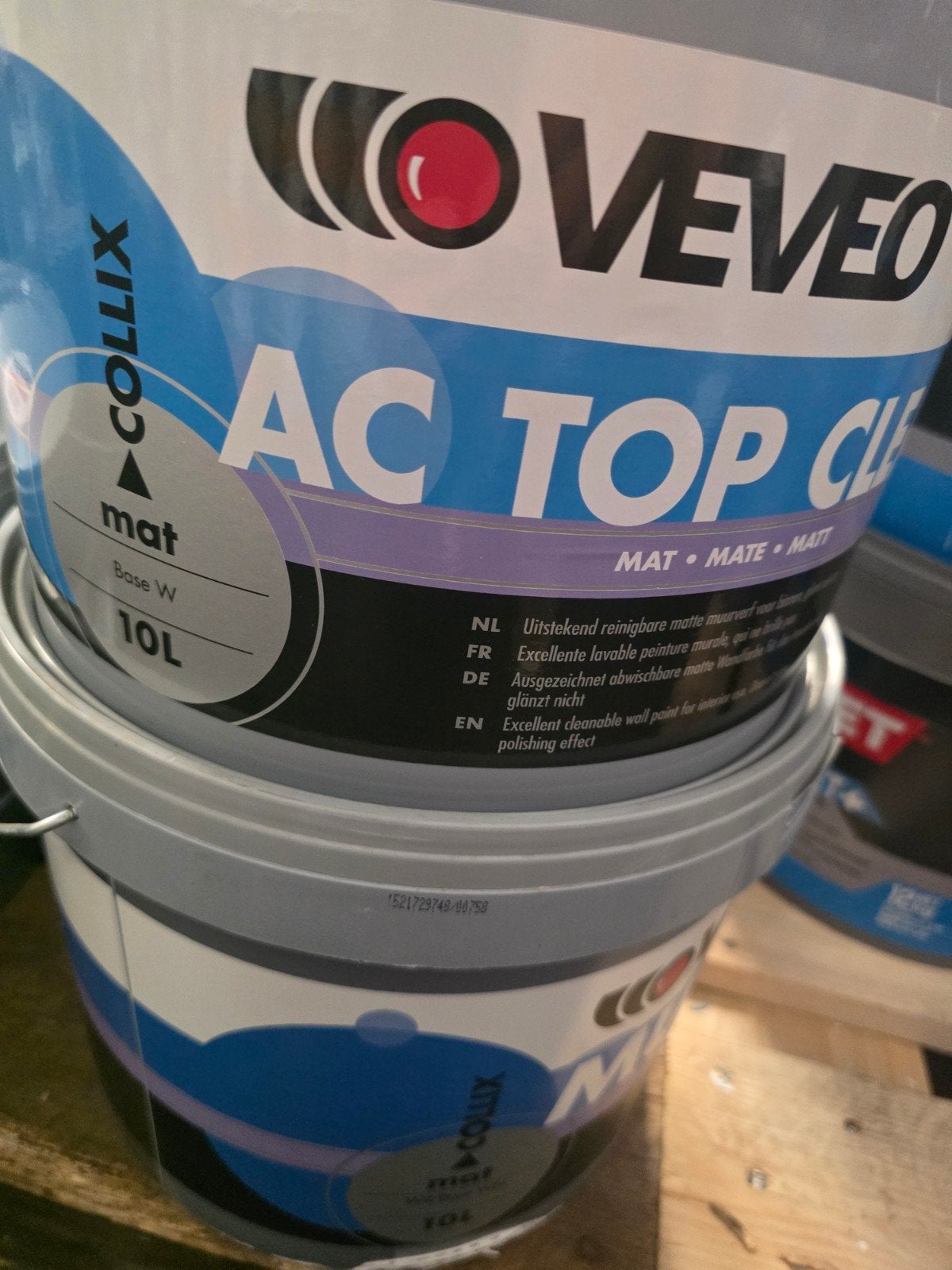 Veveo Top Clean en AC Plus S1, Wit, Nieuw, Ophalen of Verzenden, Verf