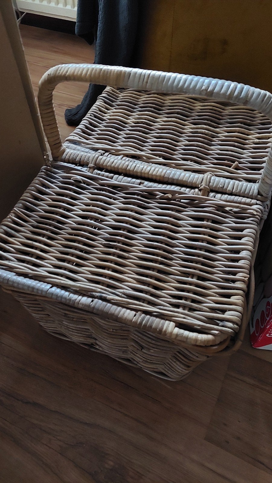 Rieten picknickmand/boodschappenmand, Huis en Inrichting, Ophalen