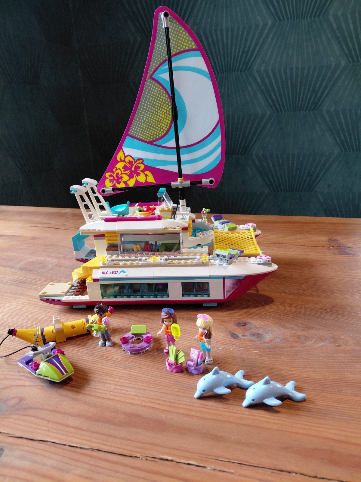 Lego Friends 41317 Sunshine Catamaran, Ophalen of Verzenden, Zo goed als nieuw