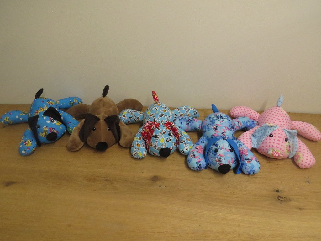 knuffel hond /puppy, Ophalen of Verzenden, Nieuw, Hond, Handgemaakt