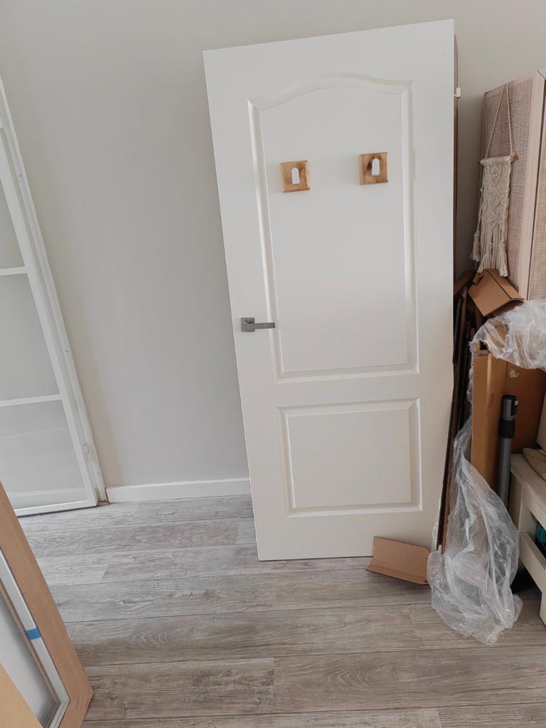 Twee binnendeuren, opdek, Huis en Inrichting, Woonaccessoires | Spiegels, Ophalen, Rechthoekig