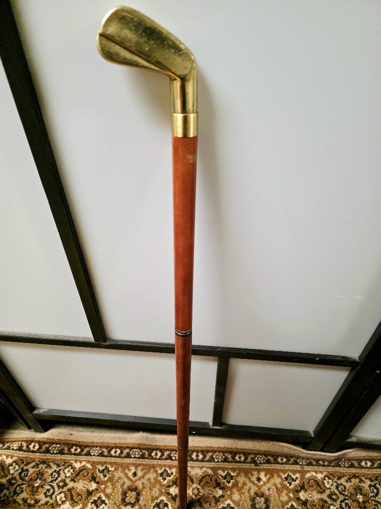 Vintage Oscore Golf Club Tippling Cane / Hidden Secret Flask, Ophalen of Verzenden, Opvouwbaar, Gebruikt