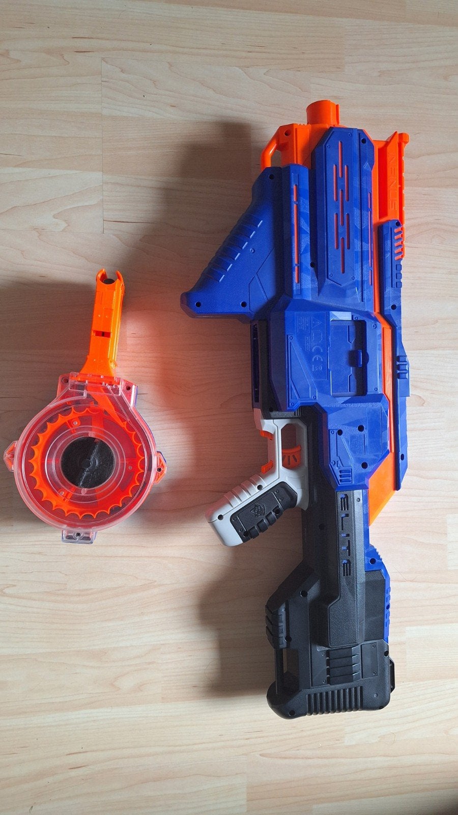 Nerf N-Strike Elite Infinus Blaster met magazijn, Ophalen of Verzenden, Zo goed als nieuw, Jongen of Meisje