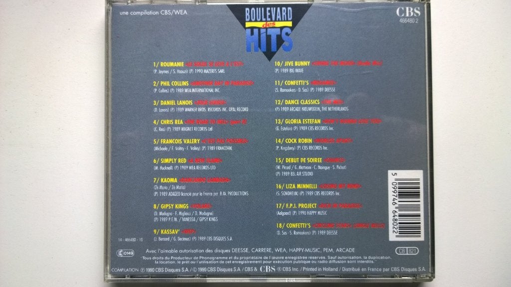 Boulevard Des Hits Volume 10, Ophalen of Verzenden, Zo goed als nieuw, Pop, Album