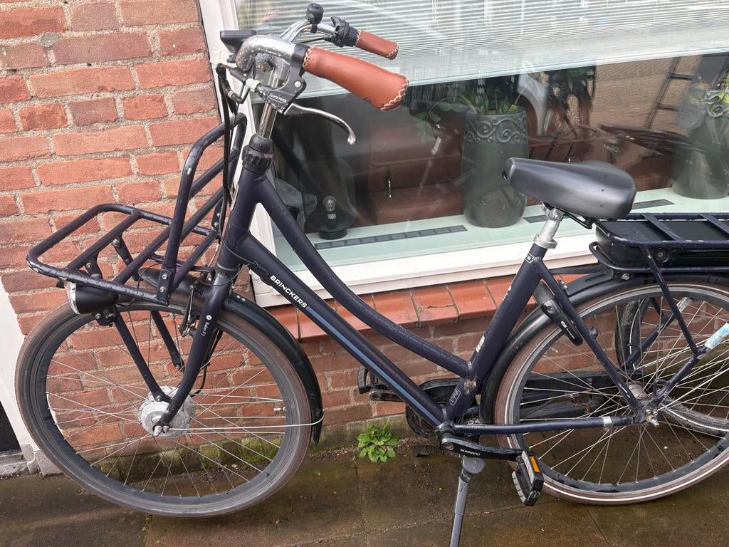 Brinckers elektrische fiets met voordrager, Ophalen, Gebruikt, Brinckers, 51 tot 55 cm