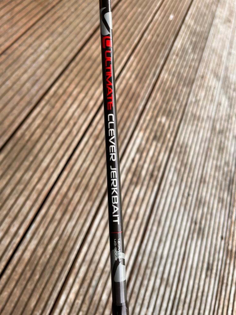 Jerkbait hengel evt incl reel vismolen, Watersport en Boten, Hengelsport | Roofvissen, Ophalen, Werphengel