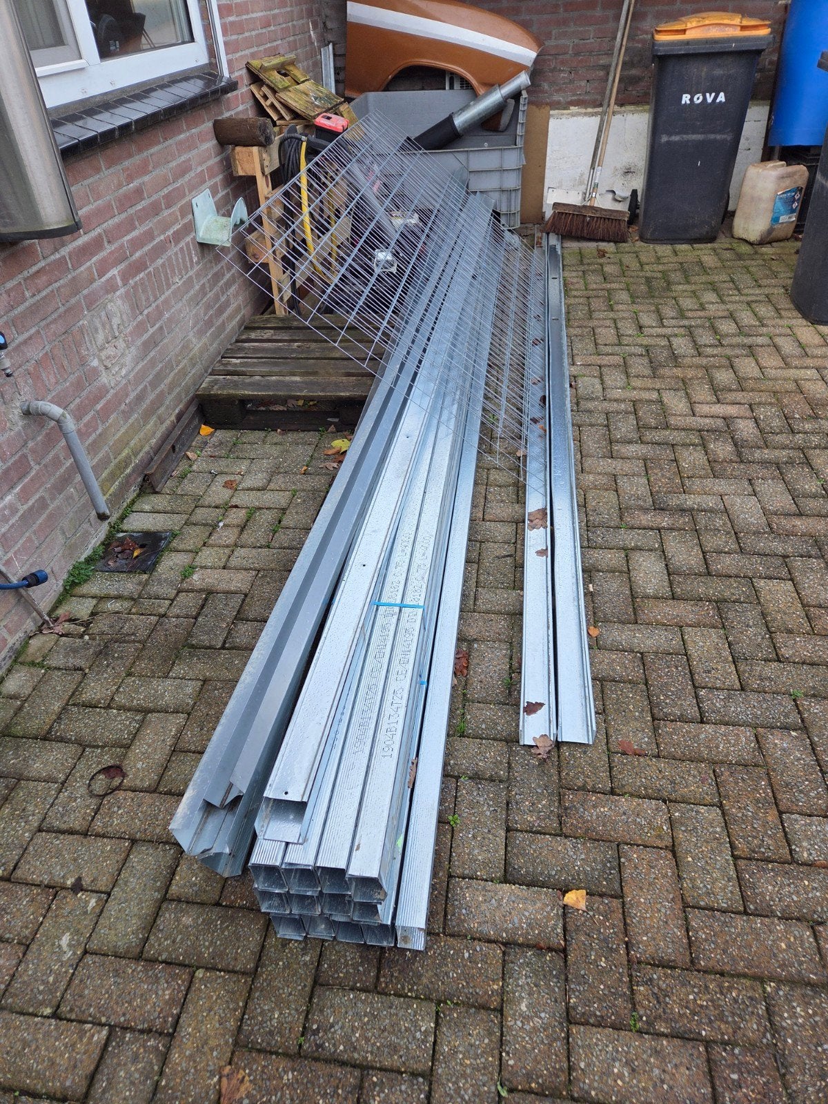 Kalkzandsteen profielen 33 stuks, Doe-het-zelf en Verbouw, Metalen, Ophalen