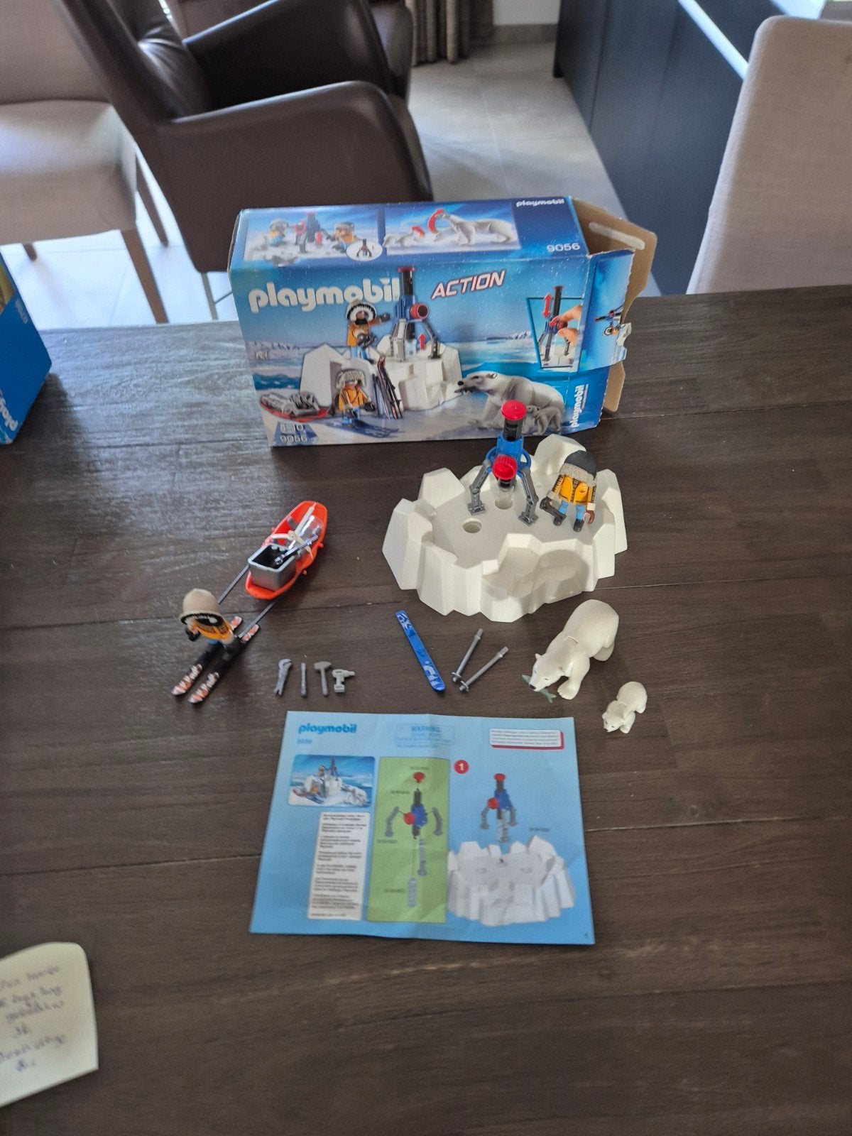Playmobil Action 9056 Arctische expeditie met ijsbeer, Ophalen, Zo goed als nieuw, City action, Overige typen