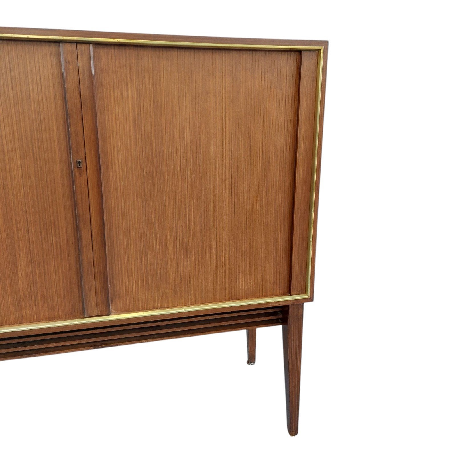 Vintage roldeurkast, tv meubel, Ophalen, Gebruikt, 50 tot 100 cm, Onbekend