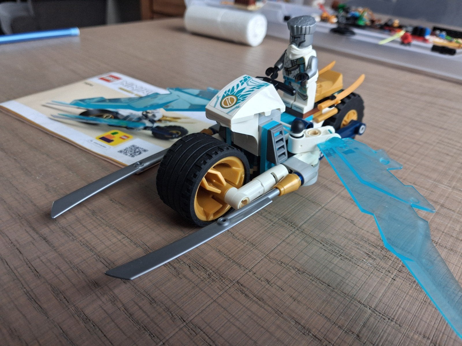 LEGO Ninjago Jay's Bliksem Jet (71816) - Zo goed als nieuw, Compleet, Lego, Ophalen of Verzenden, Zo goed als nieuw